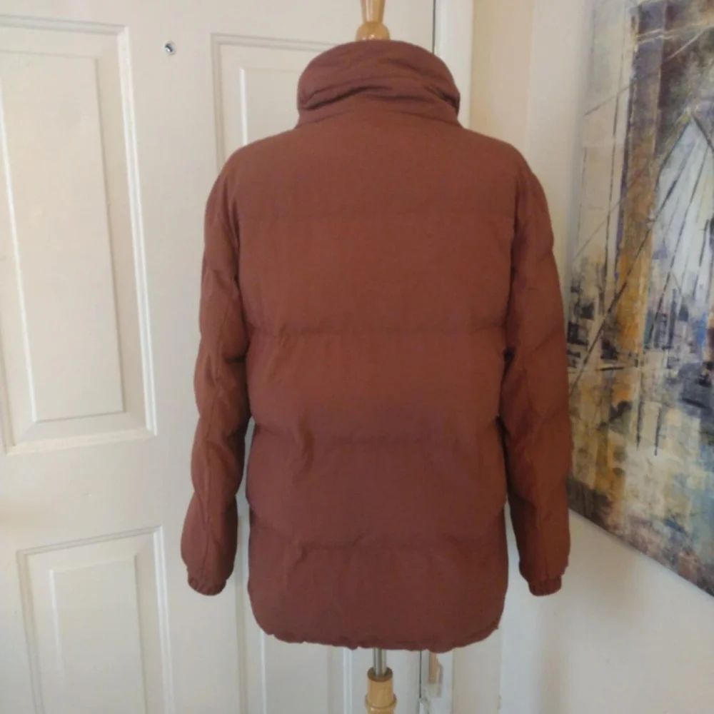 Savvi Kendra Puffer, Size M, Color Cinnamon